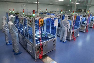 圖集:國產(chǎn)新冠抗原檢測試劑生產(chǎn)線